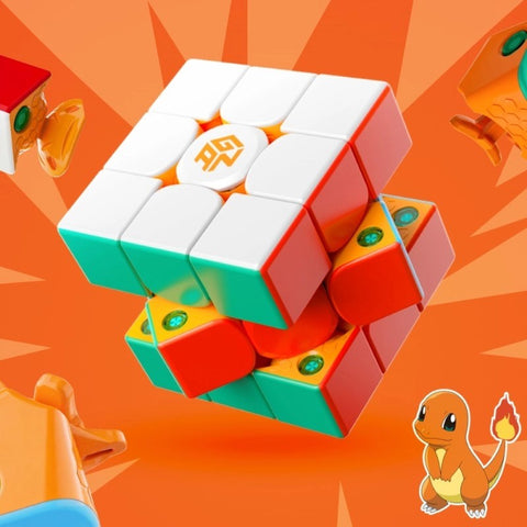 GAN 356 ME 3x3 Magnetic Cube (Official Pokémon Charmander Edition)