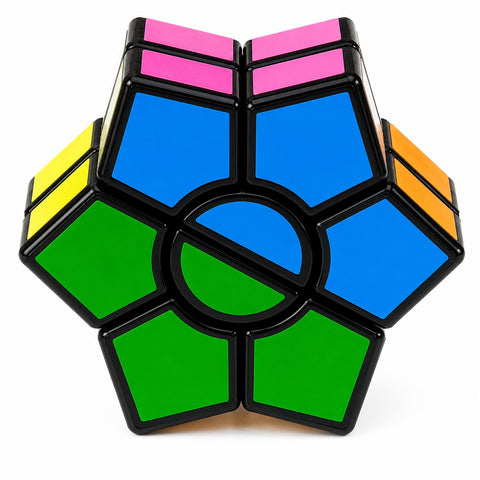 DianSheng 2-Layer Square-1 Star Cube (Black Base)