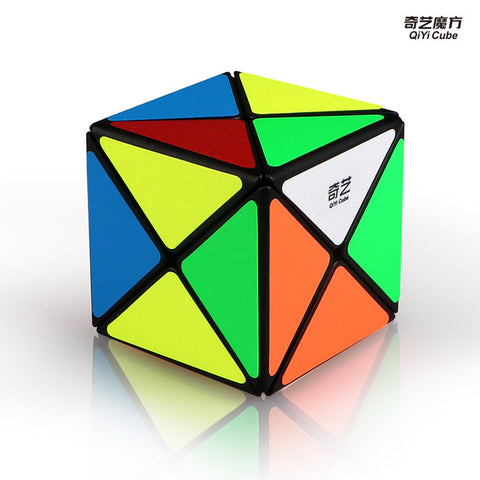 QiYi X Dino Cube (Corner-Turning Non-WCA Brain Teaser - Black)