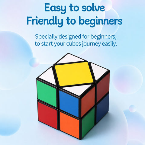 ZePuzzles Domino Skewb (Hybrid 2x2 & Axis Shape Mod)