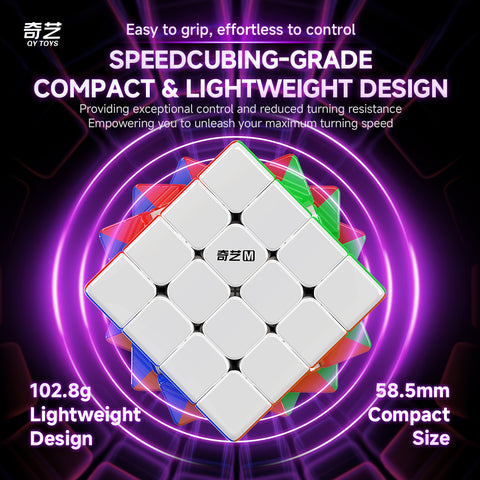 QiYi M Pro 4x4 V2 Magnetic Ball-Core Speed Cube (UV Coated)