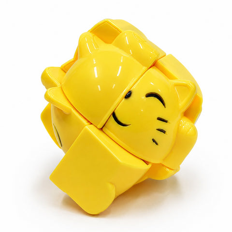 YJ Fortune Cat 2x2x2 Shape Mod (Stickerless Yellow)