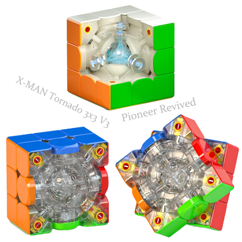 QiYi X-Man Tornado V3 Pioneer 3x3 Cube Aurora Limited Edition