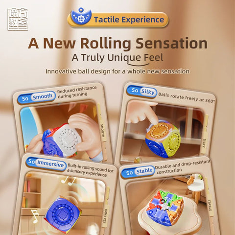 MoYu MFJS 2x2 Magic Bead Speed Cube (Ball-Bearing Cube)