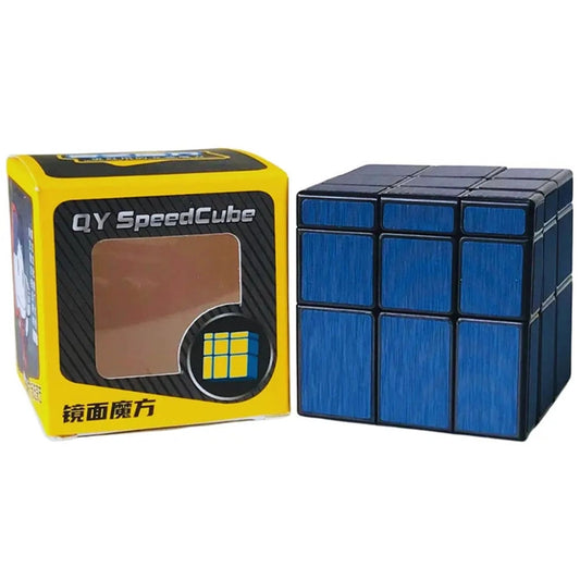 QiYi Mirror Puzzle Cube 3x3x3 Speed Cube, Blue - Cuberkart