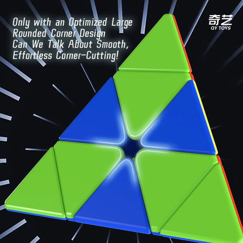 QiYi Warrior Pyraminx Magnetic Speed Cube (Warrior Pyraminx M)