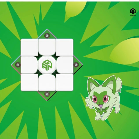 GAN 356 ME 3x3 Magnetic Cube (Official Pokémon Sprigatito Edition)