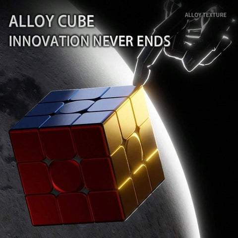 ShengShou Metal Alloy 3x3 Speed Cube (Brushed Matte Metal Finish)
