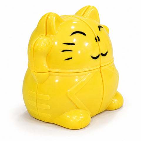 YJ Fortune Cat 2x2x2 Shape Mod (Stickerless Yellow)