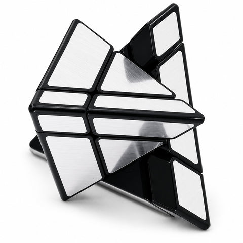 ShengShou Mirror Pyraminx Tower Shape Mod (Silver)