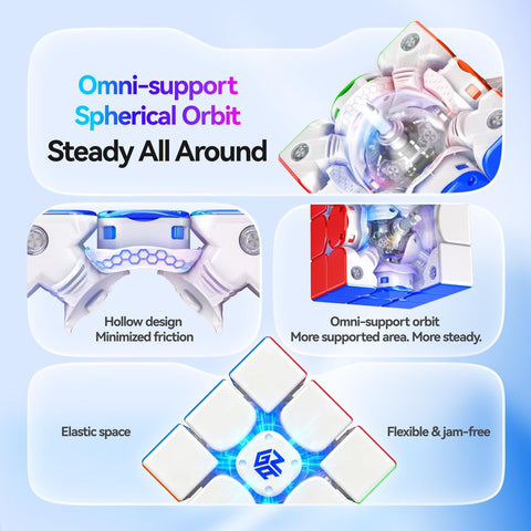 GAN i4 Leap Frosted 3x3 Bluetooth Smart Cube