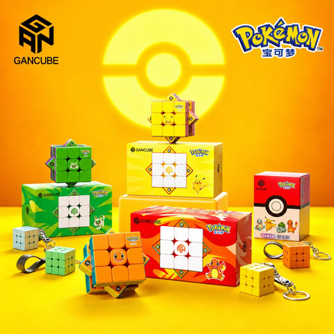 GAN 356 ME 3x3 Magnetic Cube (Official Pokémon Charmander Edition)