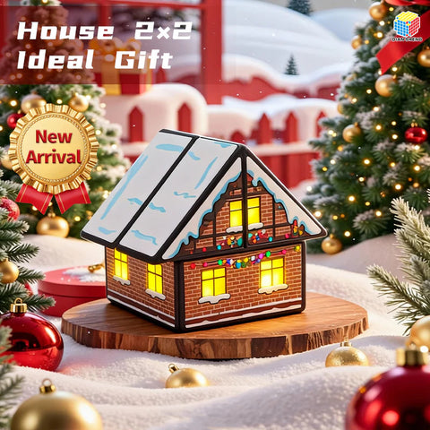 DianSheng 2x2 House Cube (Winter Christmas Edition)