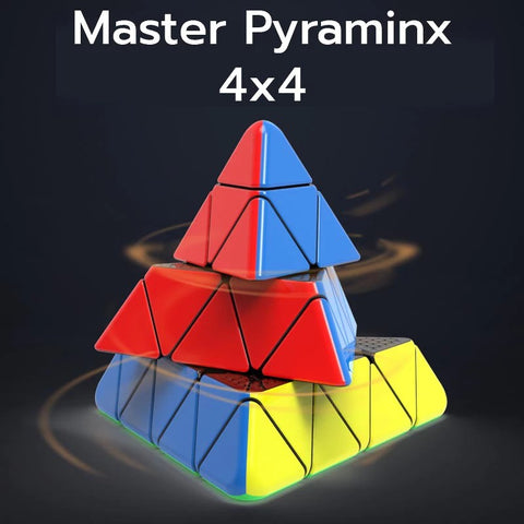 YuXin Little Magic Master Pyraminx 4x4 (Stickerless)