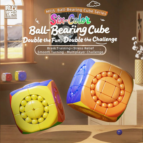 MoYu MFJS 2x2 Magic Bead Speed Cube (Ball-Bearing Cube)