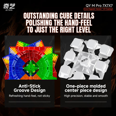 QiYi M Pro 7x7 Magnetic Ball-Core Speed Cube (UV Coated)