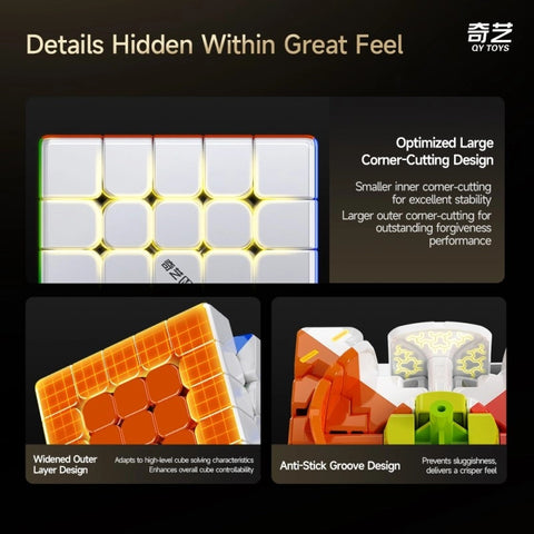 QiYi Warrior 5x5 Magnetic Stickerless Speed Cube