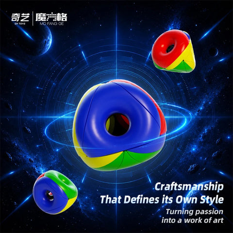 QiYi Tori Pyraminx Hollow Void Speed Cube (Stickerless)