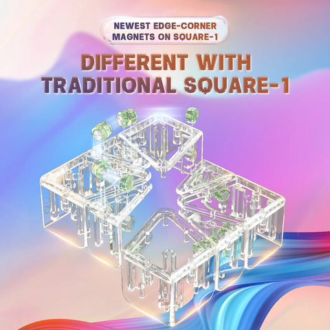 YJ MGC Square-1 V2 Speed Cube (Magnetic + UV Coated)