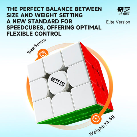QiYi M Pro 3x3 Elite Magnetic Speed Cube (UV Coated)