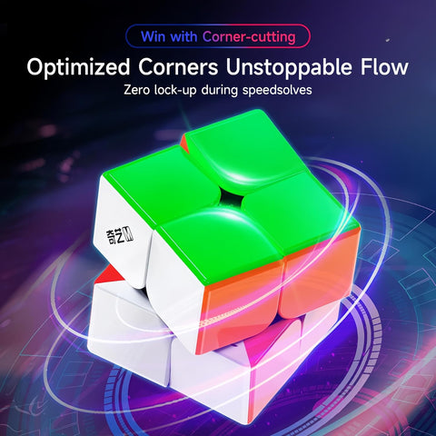 QiYi Warrior M 2x2 Speed Cube (Magnetic + UV Coated)