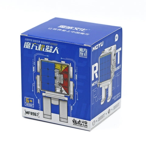 MoYu 4M 4x4 Magnetic Cube + Robot Toy Display Box