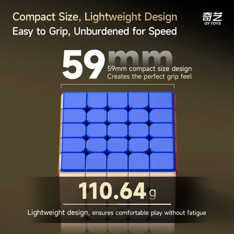 QiYi Warrior 5x5 Magnetic Stickerless Speed Cube