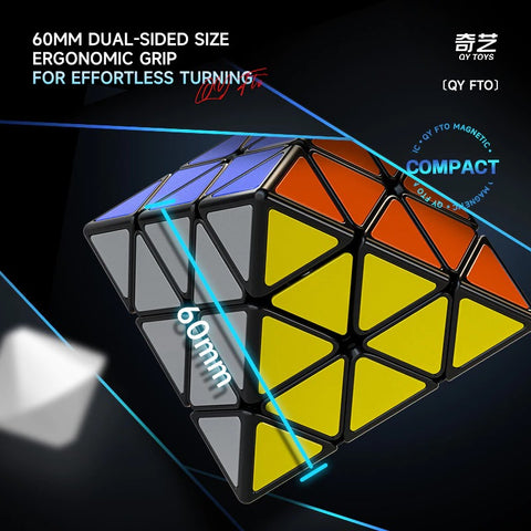 QiYi Magnetic FTO (Tiled) Face-Turning Octahedron Speed Cube