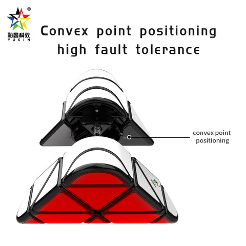 YuXin Black Kylin Rounded Penrose Pyraminx