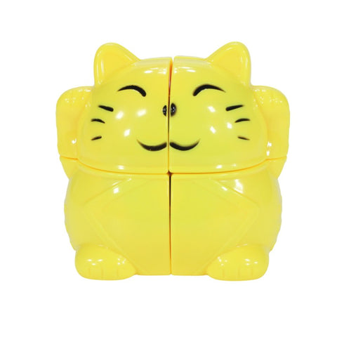 YJ Fortune Cat 2x2x2 Shape Mod (Stickerless Yellow)