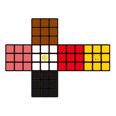 GAN 356 ME 3x3 Magnetic Cube (Official Pokémon Pikachu Edition)