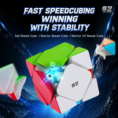 QiYi Warrior Skewb Stickerless Speed Cube