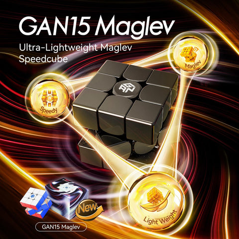 GAN 15 MagLev 3x3 Flagship Magnetic Speed Cube