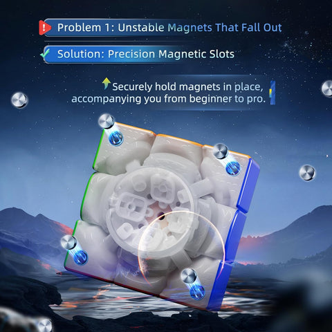 MoYu WeiLong V11 SE 3x3 Cube (20-Magnet Ball-Core MagLev UV)