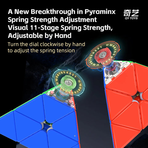 QiYi M Pro Pyraminx Pioneer (MagLev UV)