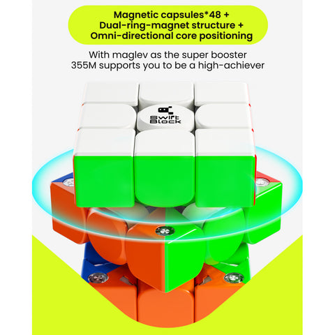 GAN Swift Block Super MagLev UV 3x3 Speed Cube