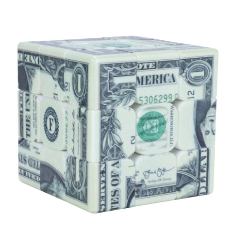 Z-Cube Dollar 3x3 (UV-Printed US 1-Dollar Speed Cube)