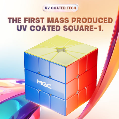 YJ MGC Square-1 V2 Speed Cube (Magnetic + UV Coated)