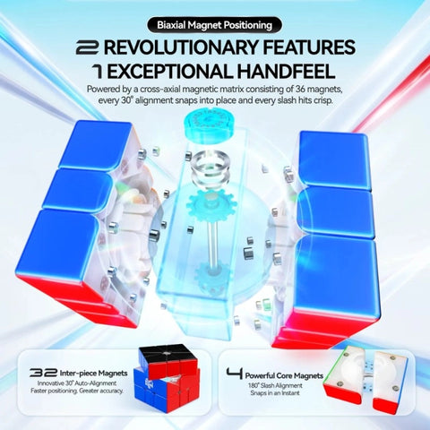 GAN Square-1 (Magnetic, MagLev, Core Magnets, UV Coated)