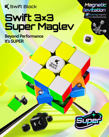 Swift Block Super MagLev Frosted 3x3 Magnetic Speed Cube