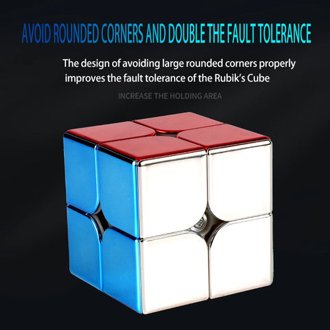 Sengso Legend 2x2 M Magnetic Metallic Speed Cube