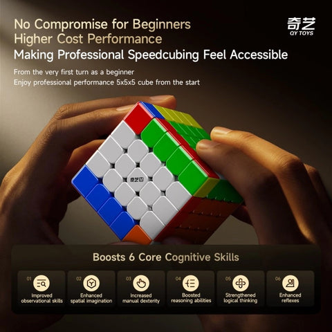 QiYi Warrior 5x5 Magnetic Stickerless Speed Cube