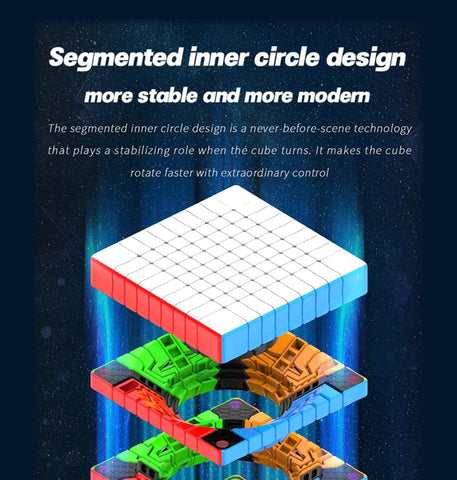 DianSheng Galaxy 9x9 M Magnetic Speed Cube (Stickerless)