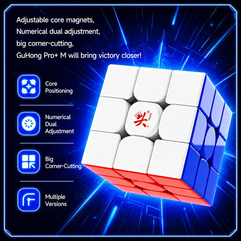 DaYan GuHong Pro+ 3x3 56mm (Core Magnetic + MagLev)