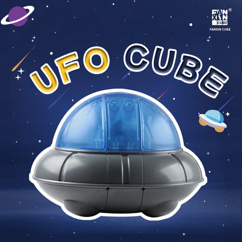 FanXin 3x3 UFO Cube (Stickerless Frosted Shape Mod)