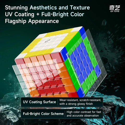 QiYi M Pro 6x6 Magnetic Ball-Core Speed Cube (UV Coated)