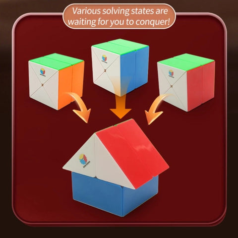 DianSheng 2x2 House Cube (Winter Christmas Edition)