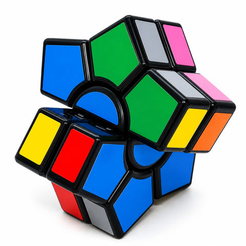DianSheng 2-Layer Square-1 Star Cube (Black Base)