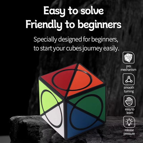 ZePuzzles Shattered Eye Cube (Jacob Keener 3x3 Shape Mod)