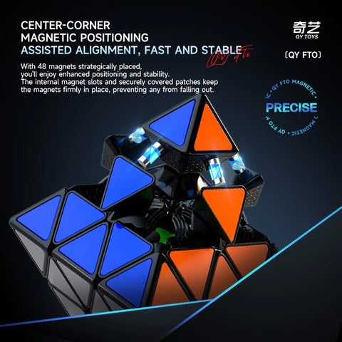 QiYi Magnetic FTO (Tiled) Face-Turning Octahedron Speed Cube